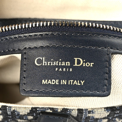 Christian Dior Oblique Saddle Bag Blue 6 of 9