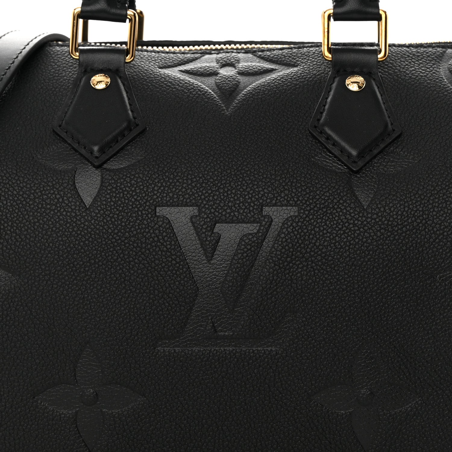 Louis Vuitton Empreinte Monogram Giant Wild At Heart Speedy Bandouliere 25 Black 7 of 10