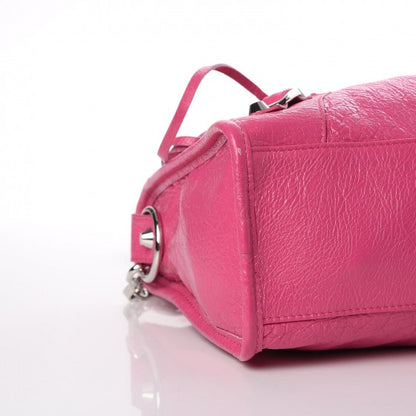 Balenciaga Agneau Classic Silver Hardware S City Rose Flamingo 8 of 8