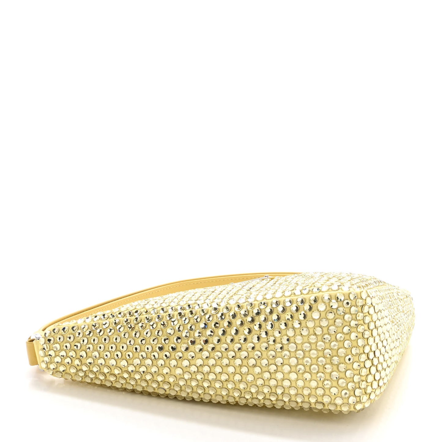 Satin Crystal Triangle Pouch Ananas