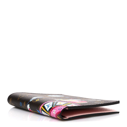 Louis Vuitton Monogram 2020 Christmas Animation Big Wheel Passport Cover Rose Ballerine 4 of 7
