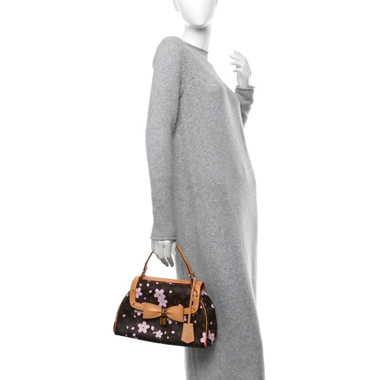 Monogram Cherry Blossom Sac Retro Bag Brown