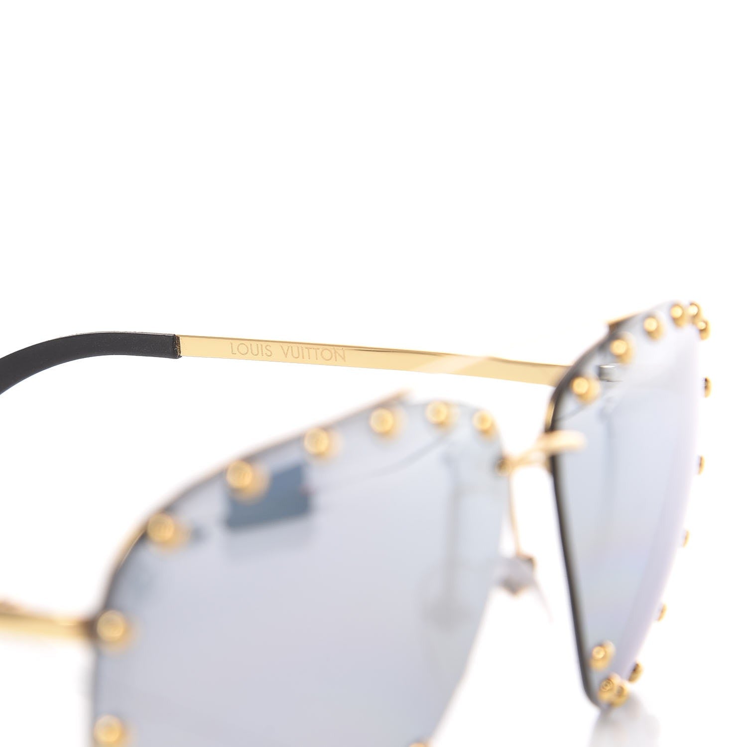 Louis Vuitton The Party Aviator Sunglasses Z0923U Silver 6 of 7