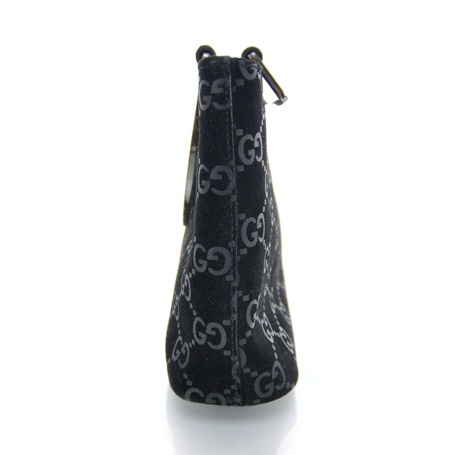 Gucci Guccissima Suede Evening Bag Black 5 of 10