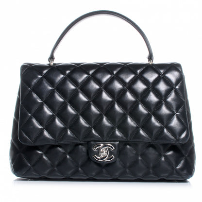 Chanel Lambskin Kelly Jumbo Flap Bag Black 1 of 9