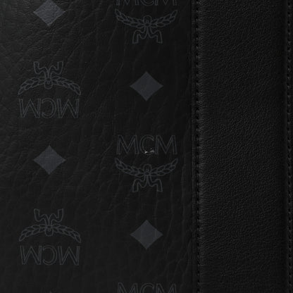 MCM Grained Calfskin Visetos Medium Liz Reversible Shopper Tote Black 18 of 18