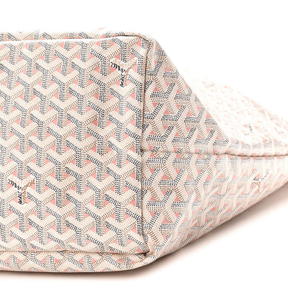 Goyard Goyardine Saint Louis Claire Voie GM White Pink 11 of 12