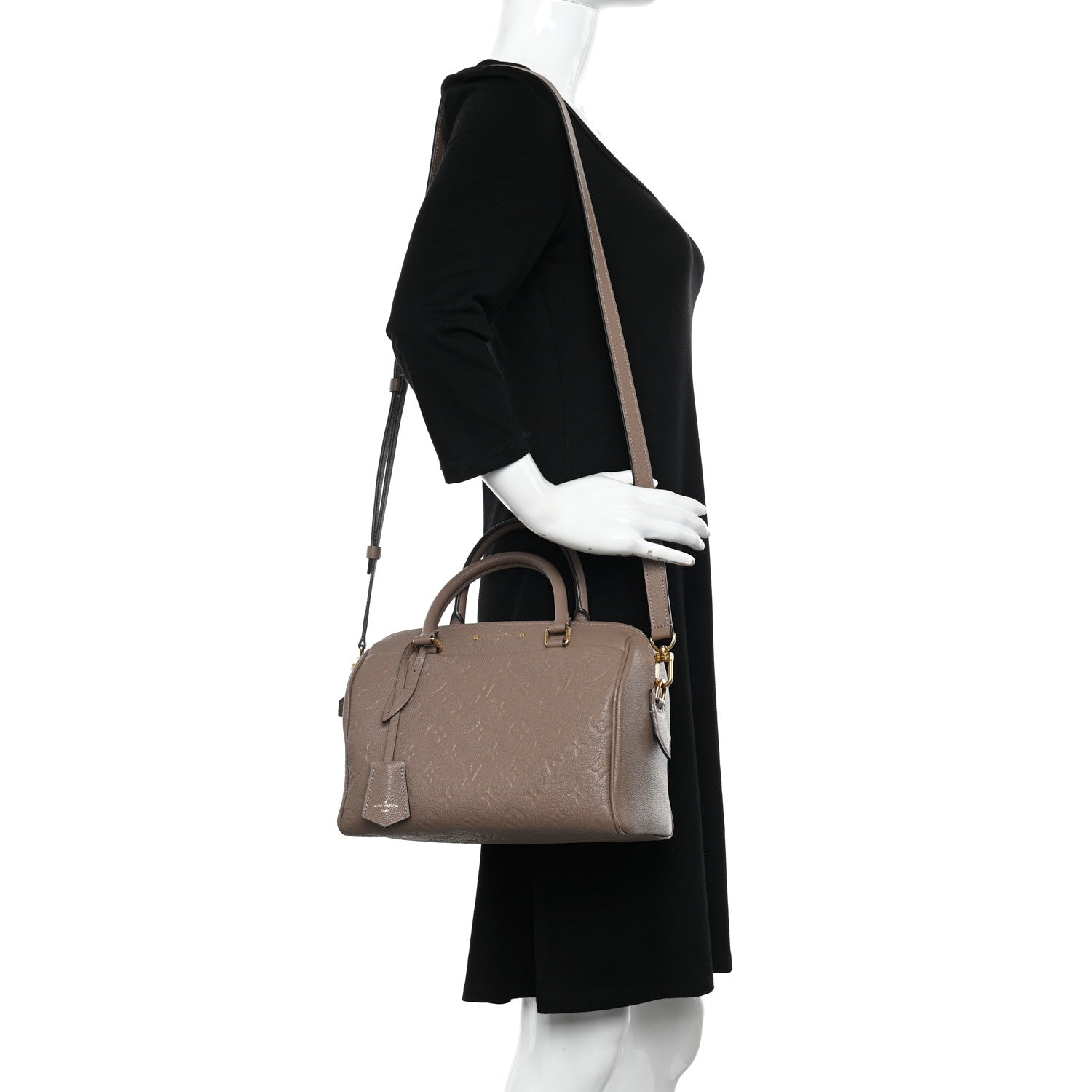 Louis Vuitton Empreinte Speedy Bandouliere 25 NM Taupe Glace 2 of 9
