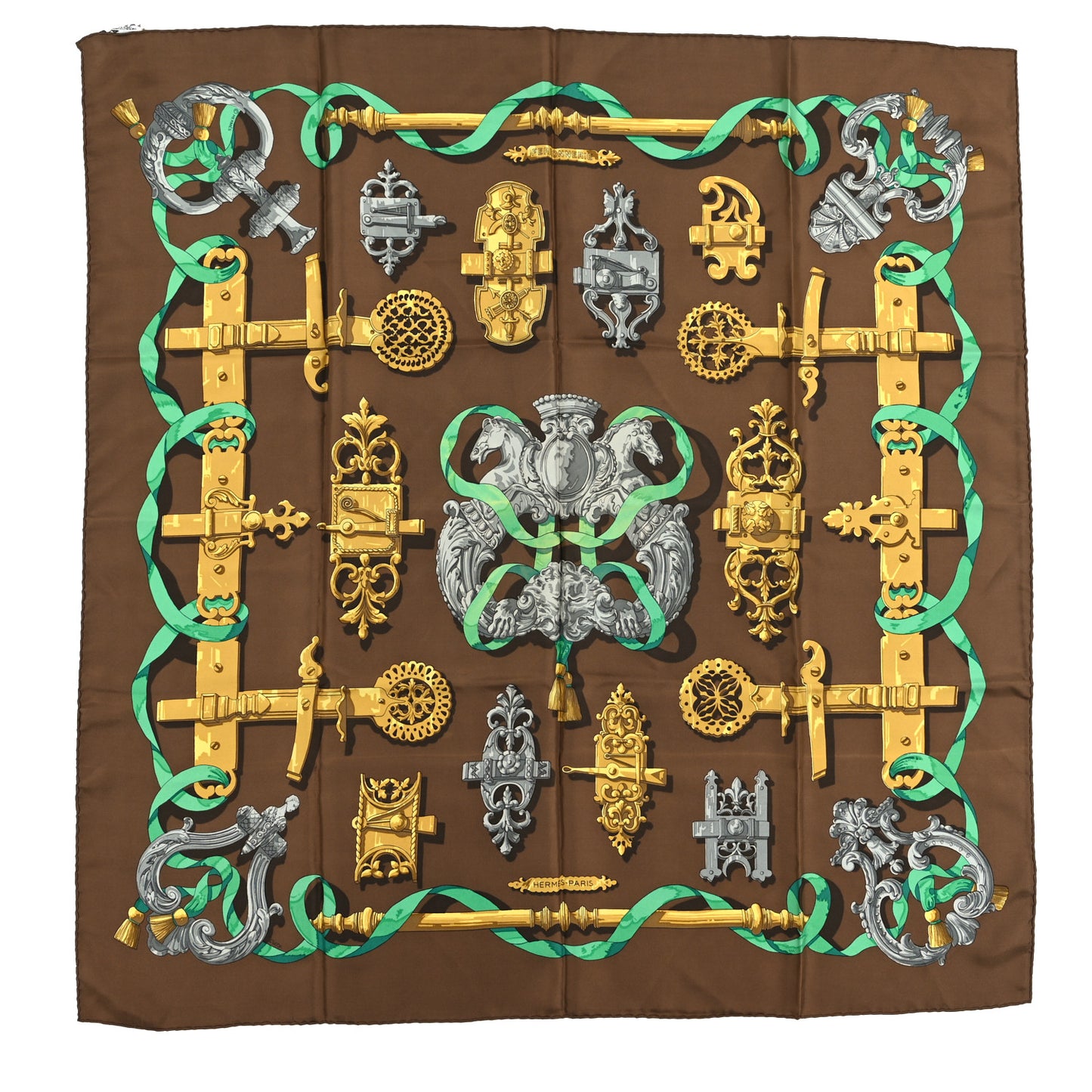 Silk Ferronnerie Scarf 90