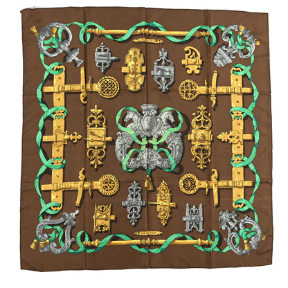 Hermes Silk Ferronnerie Scarf 90 1 of 3