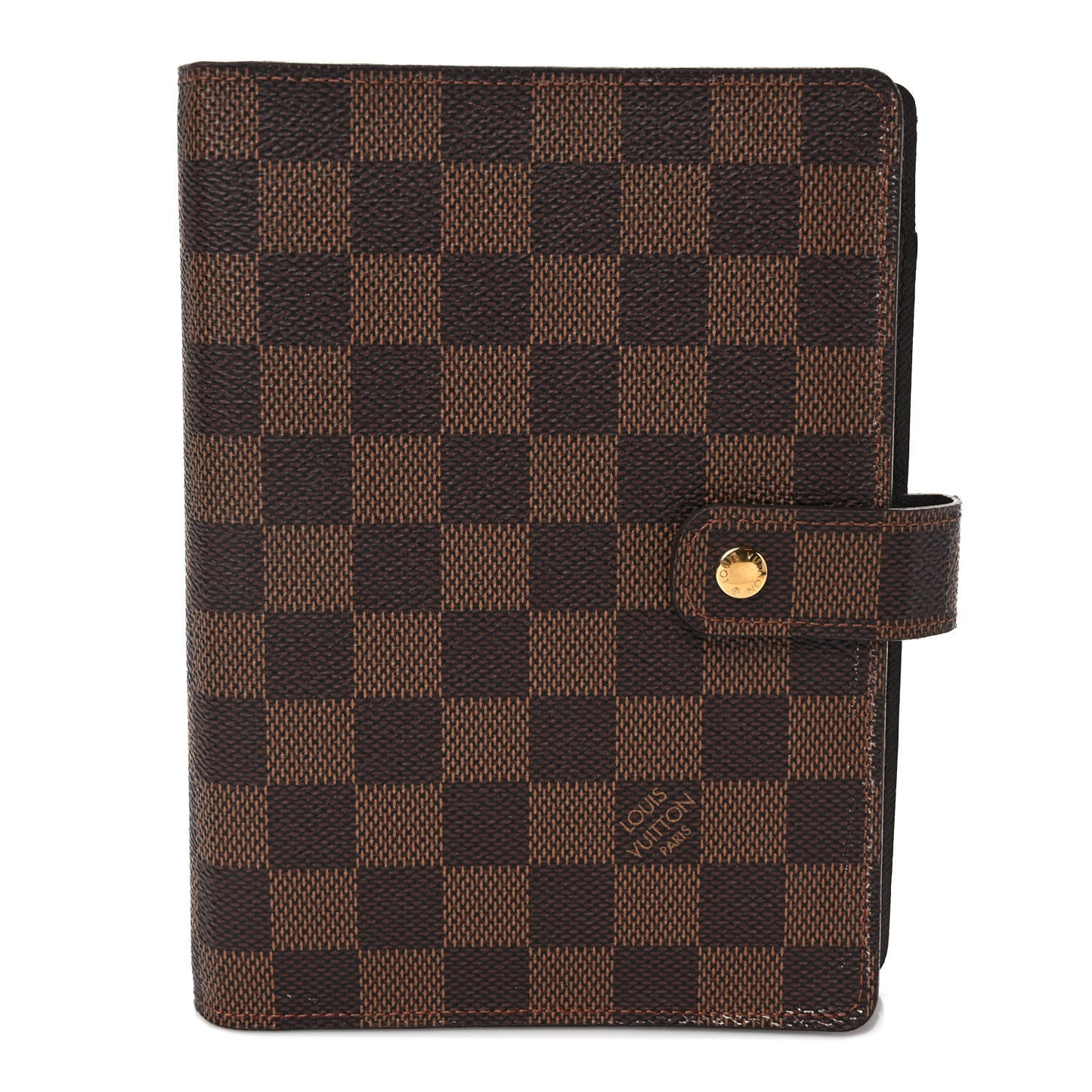 Damier Ebene Medium Ring Agenda Cover
