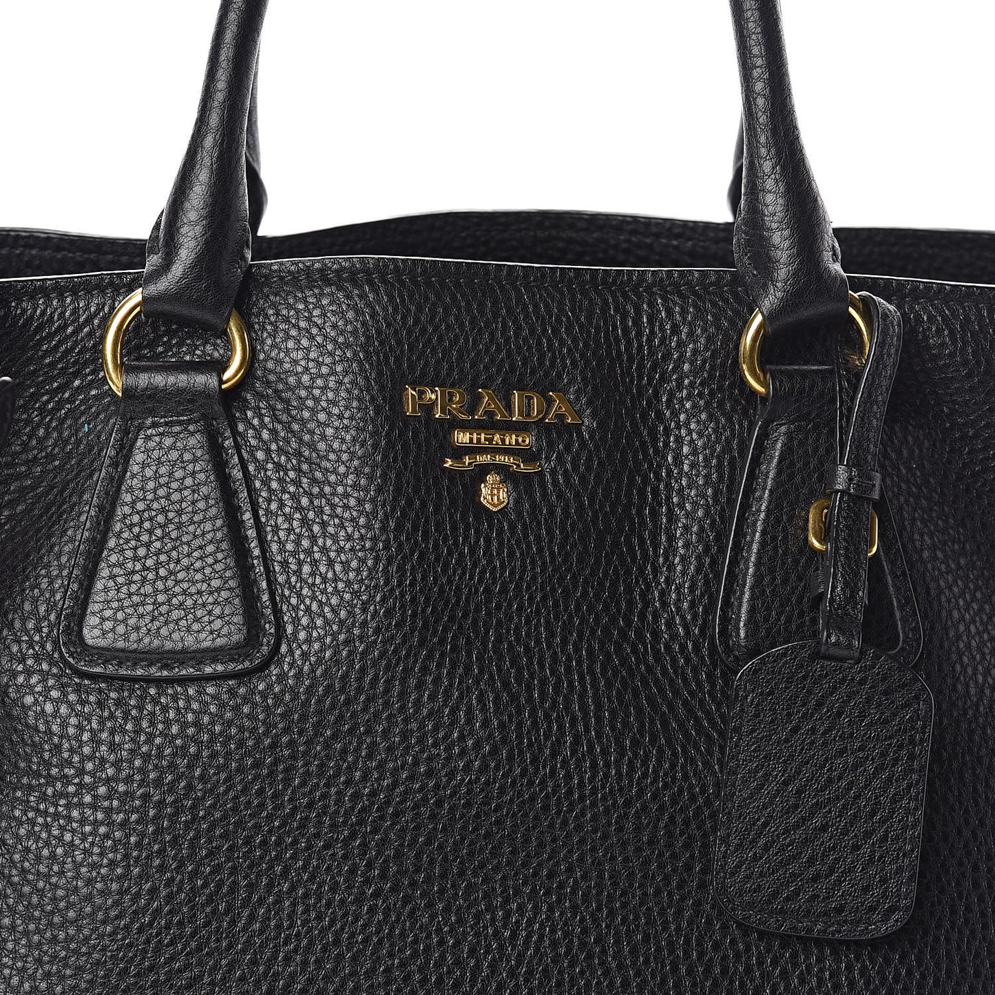 Vitello Daino Tote Black