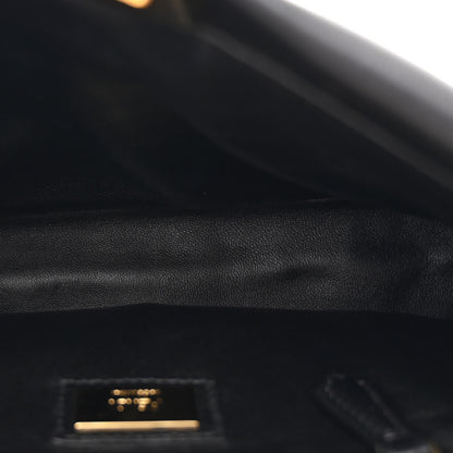 Fendi Nappa Mini Peekaboo Iconic Satchel Black 6 of 12
