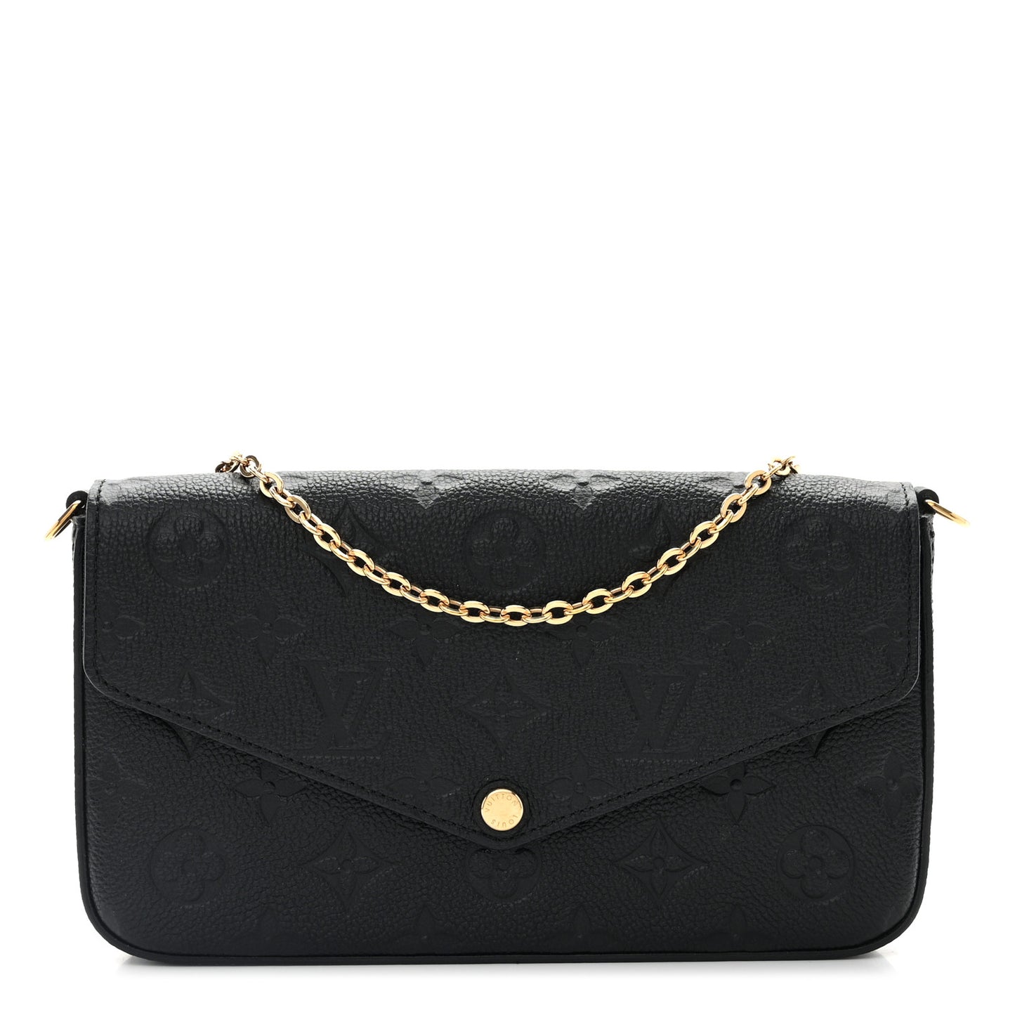 Empreinte Pochette Felicie Chain Wallet Black