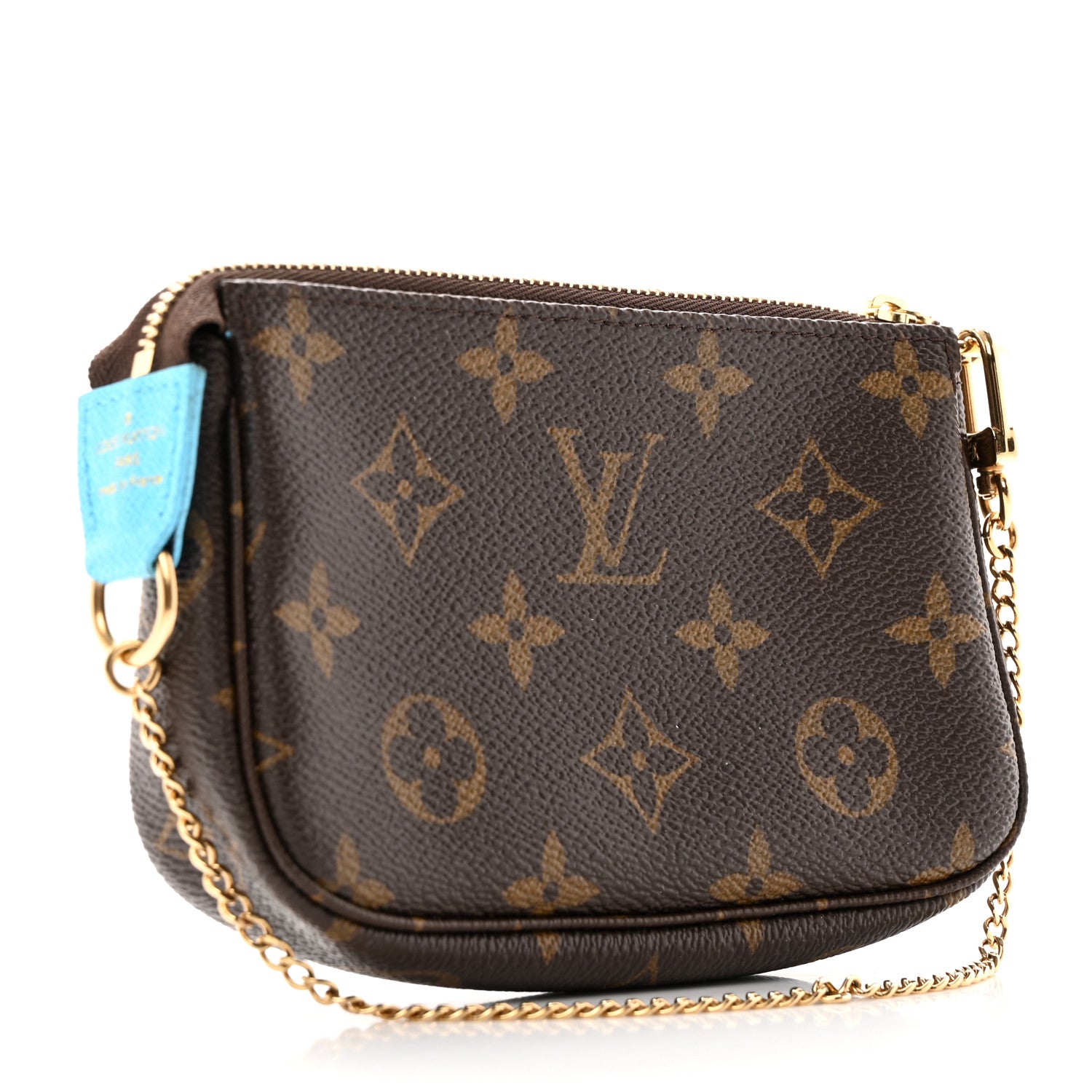 Louis Vuitton Monogram 2022 Christmas Animation Tokyo Mini Pochette Accessories Blue 3 of 8