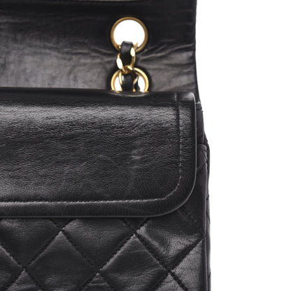 Chanel Lambskin Quilted Small Double Flap Black 14 of 17