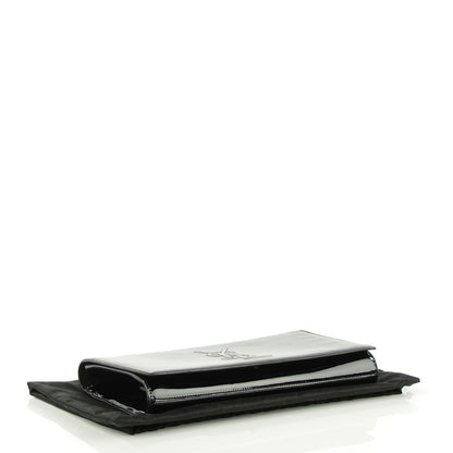 Saint Laurent Patent Monogram Large Belle De Jour Clutch Black 4 of 7