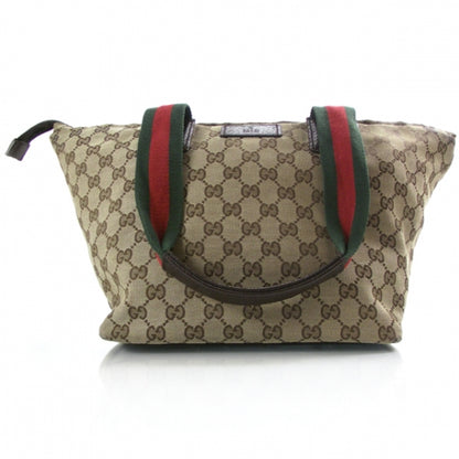Gucci GG Monogram Medium Web Handle Bucket Tote 1 of 10