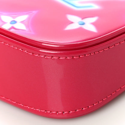 Louis Vuitton Vernis Valentine Mini Pochette Accessories Fuchsia Neon 9 of 10