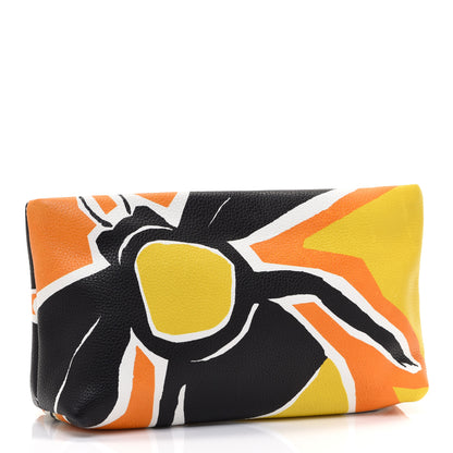 Burberry Prorsum Grained Calfskin Print Pouch Multicolor 3 of 14