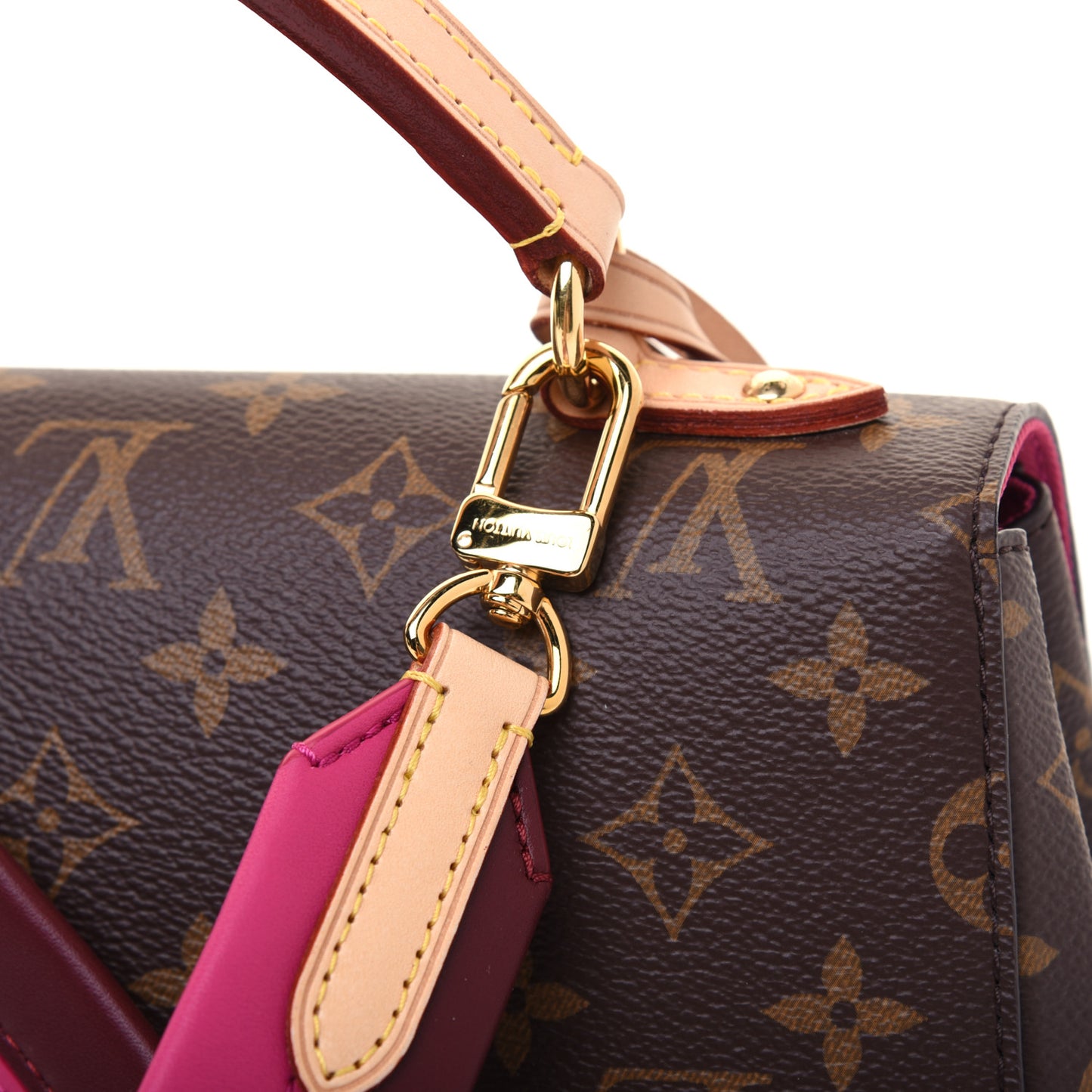Monogram Cluny BB Bordeaux Fuchsia