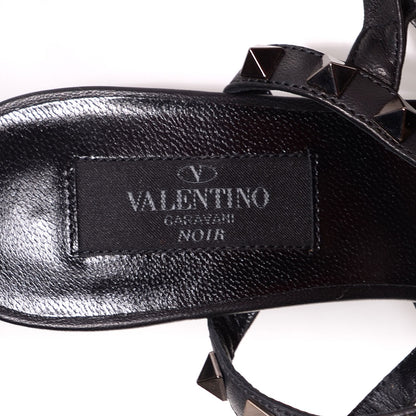 Valentino Garavani Patent Nappa Rockstud Ankle Strap 65mm Pumps 35.5 Black 7 of 7