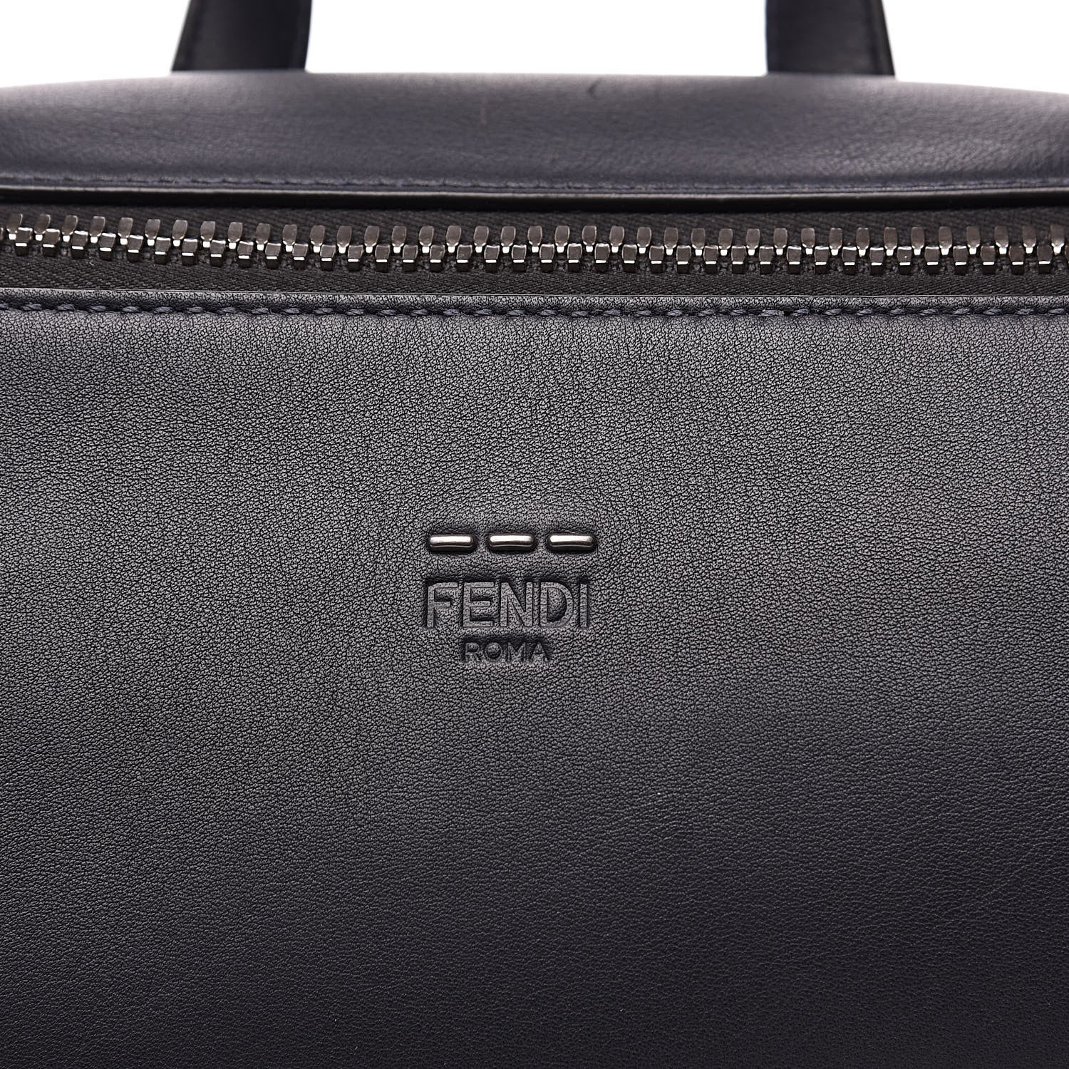 Fendi Vitello Dolce Lui Urban Briefcase Blue Notte 12 of 12