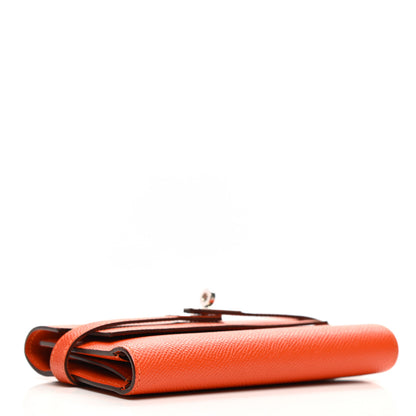 Hermes Epsom Medium Kelly Wallet Feu 4 of 7