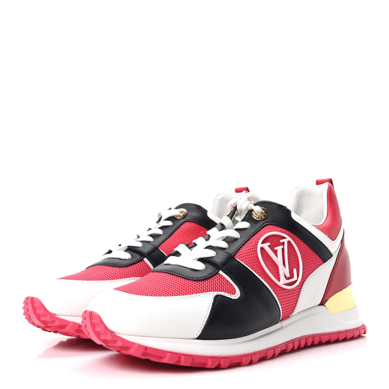 Louis Vuitton Calfskin Run Away Sneakers 37 Framboise Pink 4 of 9