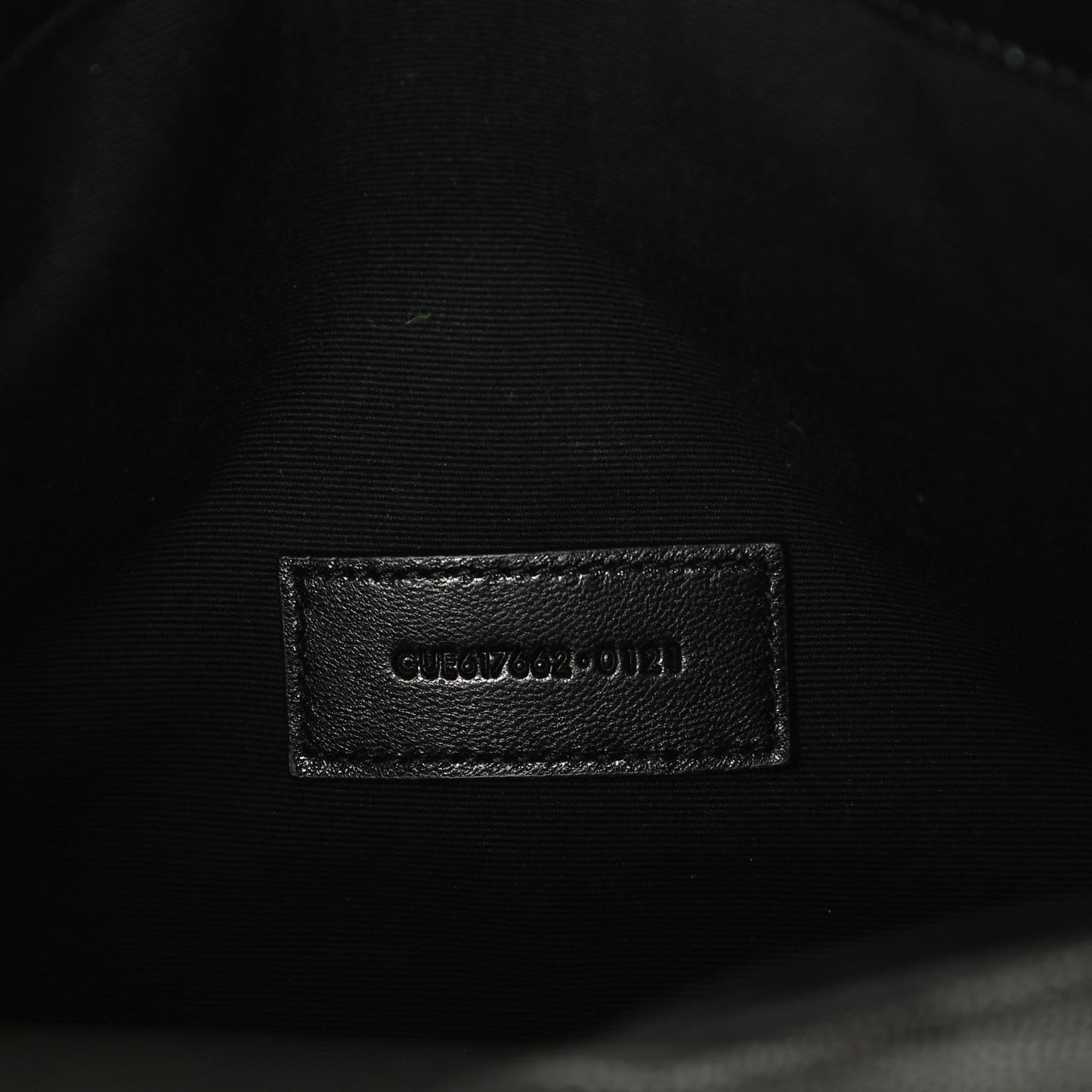 Grain De Poudre Matelasse Chevron Monogram Envelope Clutch Black