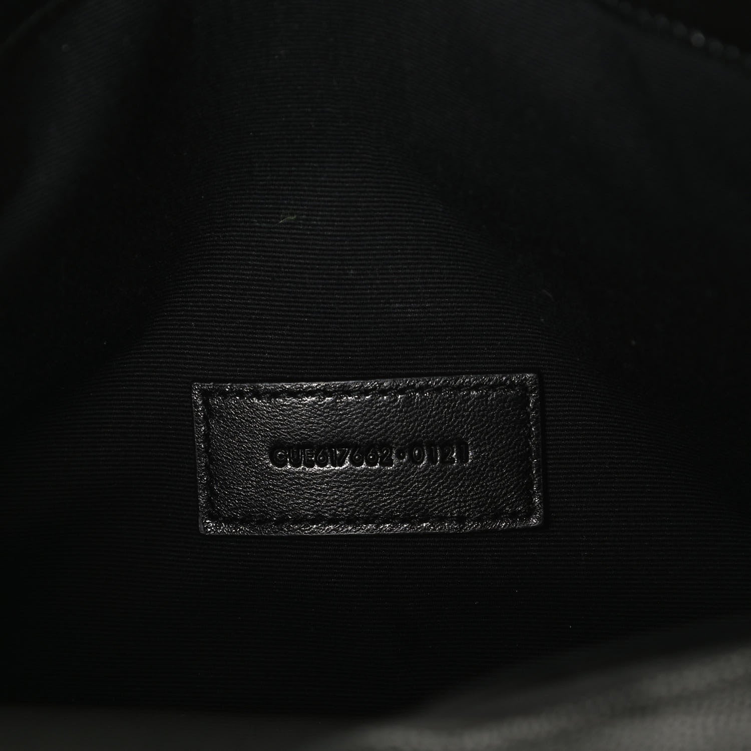 Saint Laurent Grain De Poudre Matelasse Chevron Monogram Envelope Clutch Black 7 of 10