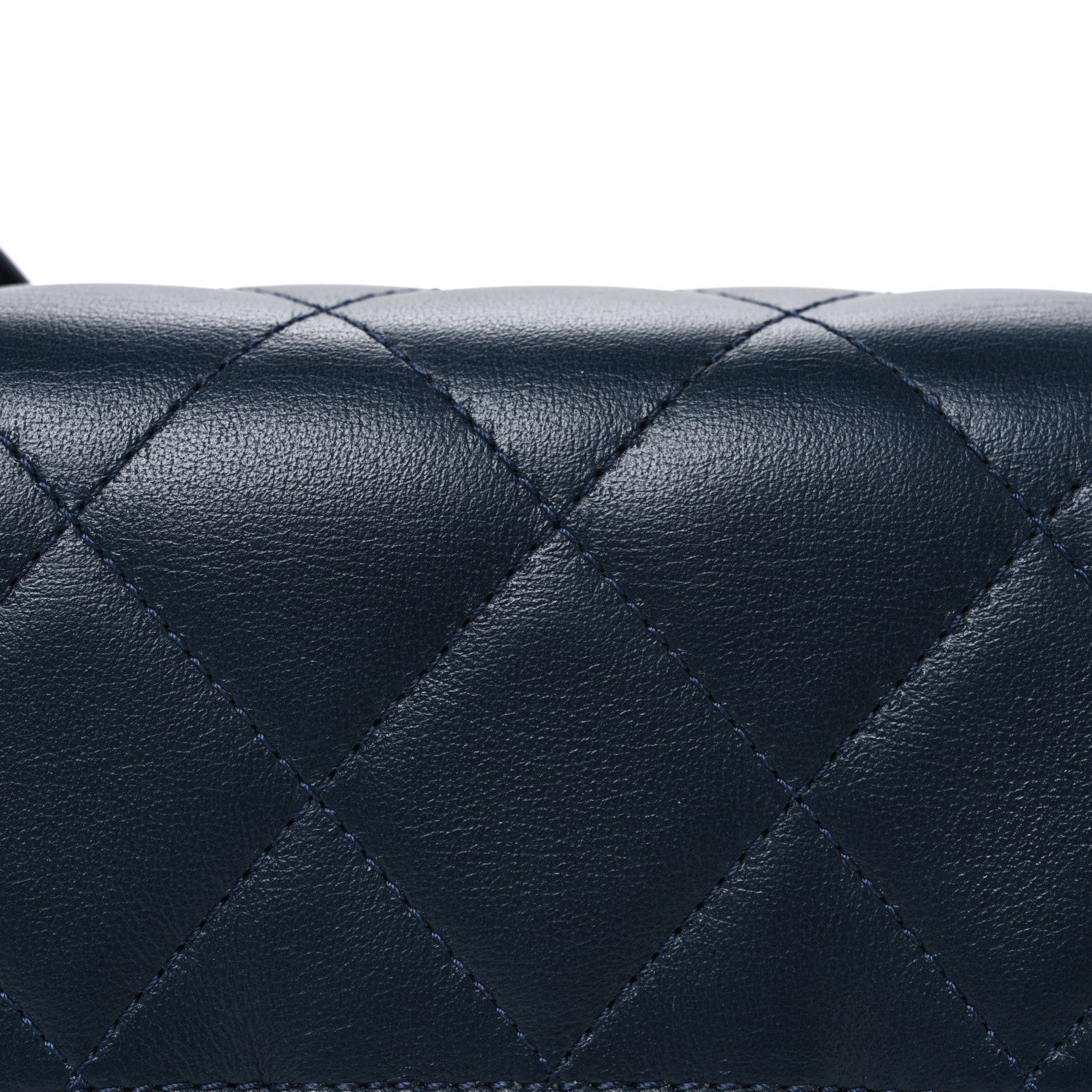Chanel Calfskin Quilted Small Coco Lady Flap Navy Navy 7 of 10