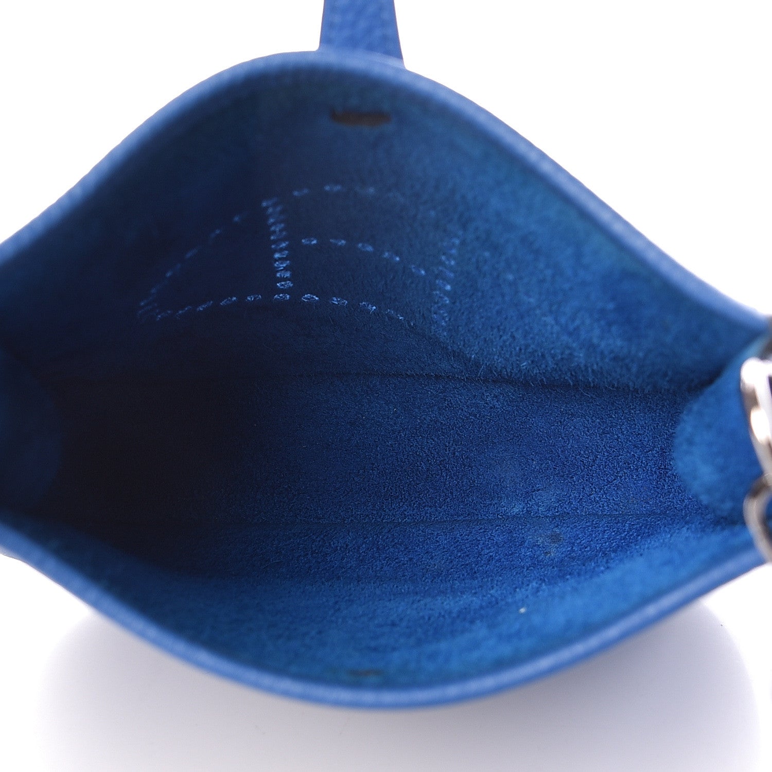 Hermes Taurillon Clemence Amazone Evelyne TPM Bleu Zellige 5 of 13