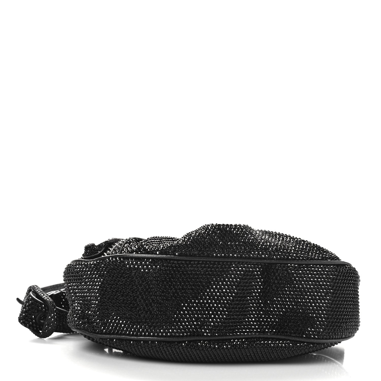 Balenciaga Strass Suede Le Cagole Shoulder Bag XS Black Jet 6 of 13