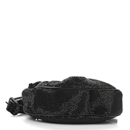 Balenciaga Strass Suede Le Cagole Shoulder Bag XS Black Jet 6 of 13
