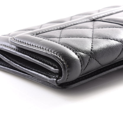 Burberry Calfskin Quilted Continental Wallet Black 8 of 12