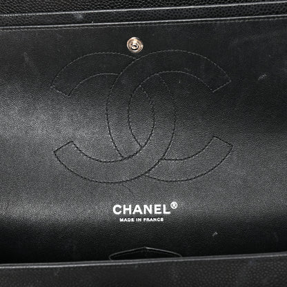 Chanel Caviar Quilted Jumbo Double Flap Black 6 of 10