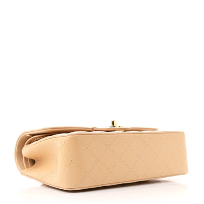 Chanel Caviar Quilted Small Double Flap Beige 4 of 14