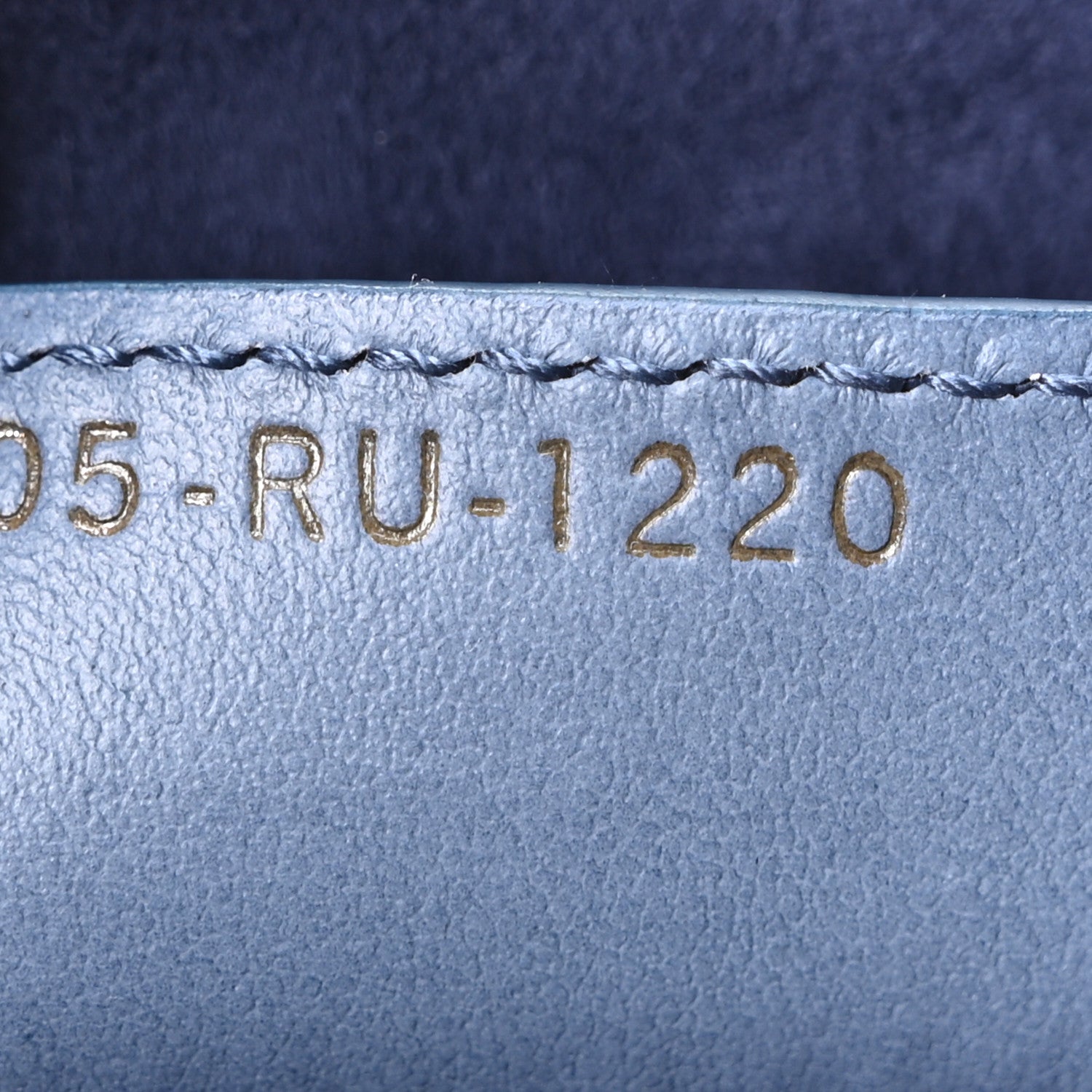 Christian Dior Calfskin Gradient Saddle Bag Indigo Blue 6 of 9