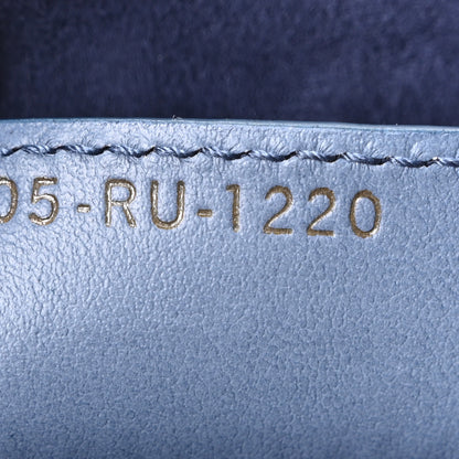 Christian Dior Calfskin Gradient Saddle Bag Indigo Blue 6 of 9