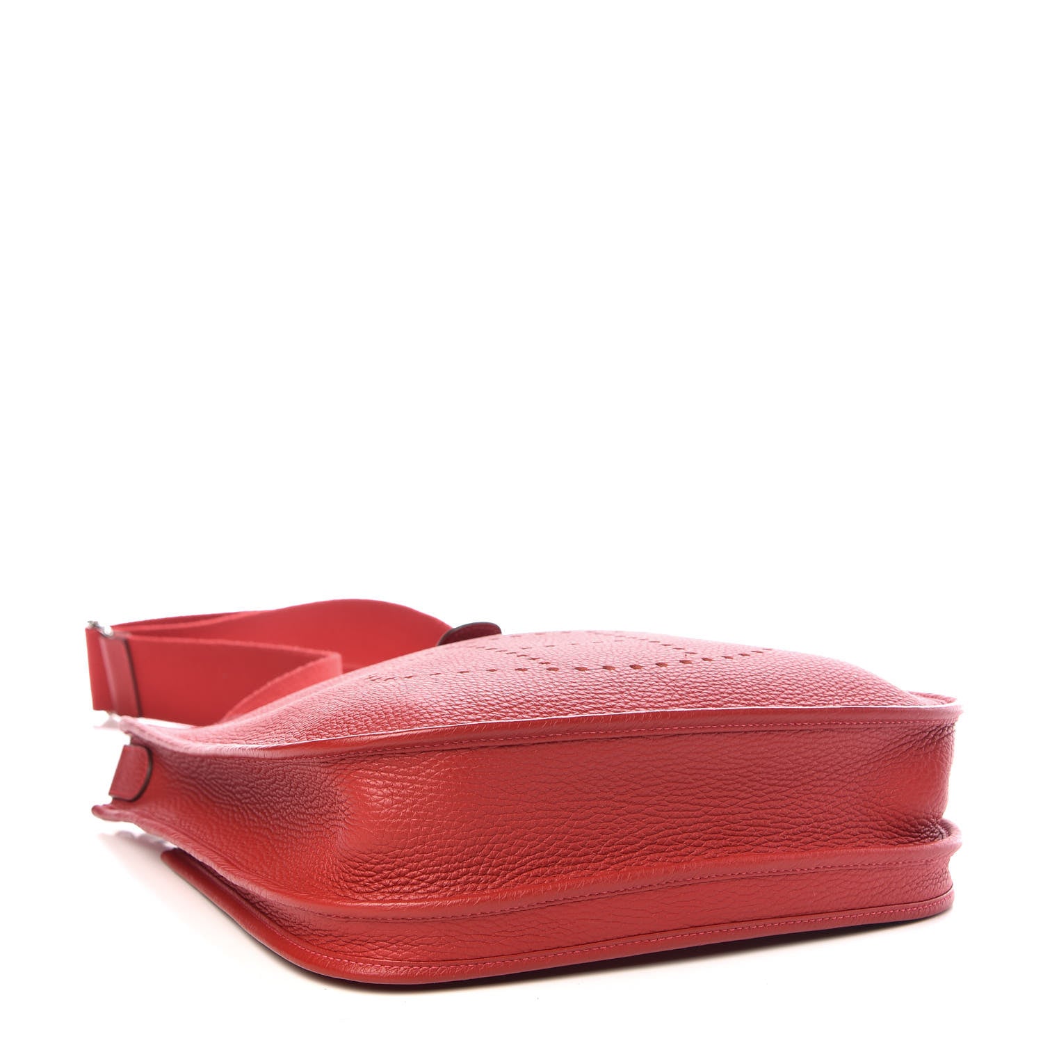 Hermes Taurillon Clemence Evelyne III PM Rouge Casaque 4 of 10
