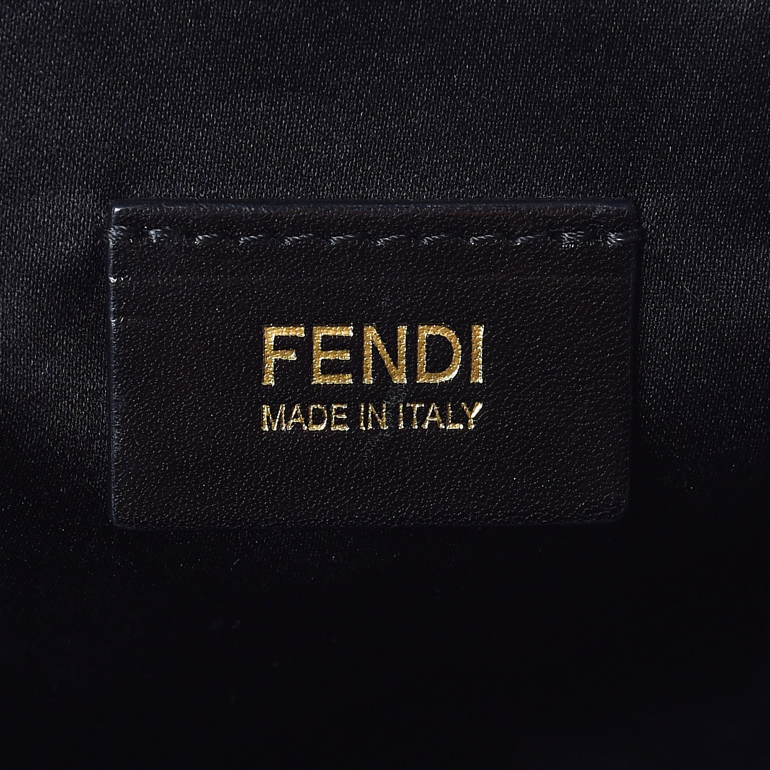 Fendi Zucca Quilted Medium Roll Tote Tobacco Black 9 of 10