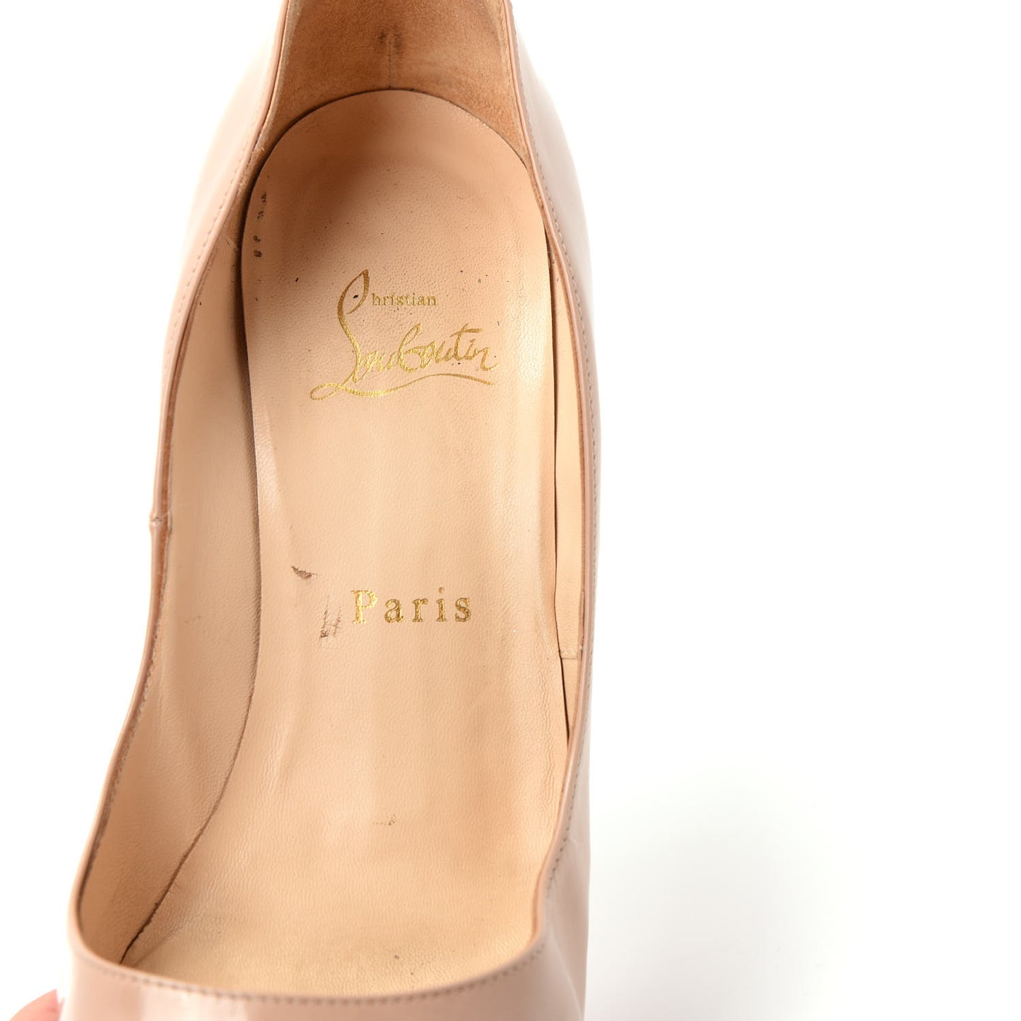 Patent Lady Peep 150 Pumps 39 Nude