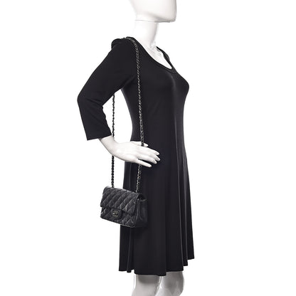 Chanel Iridescent Caviar Quilted Mini Rectangular Flap Black 2 of 11