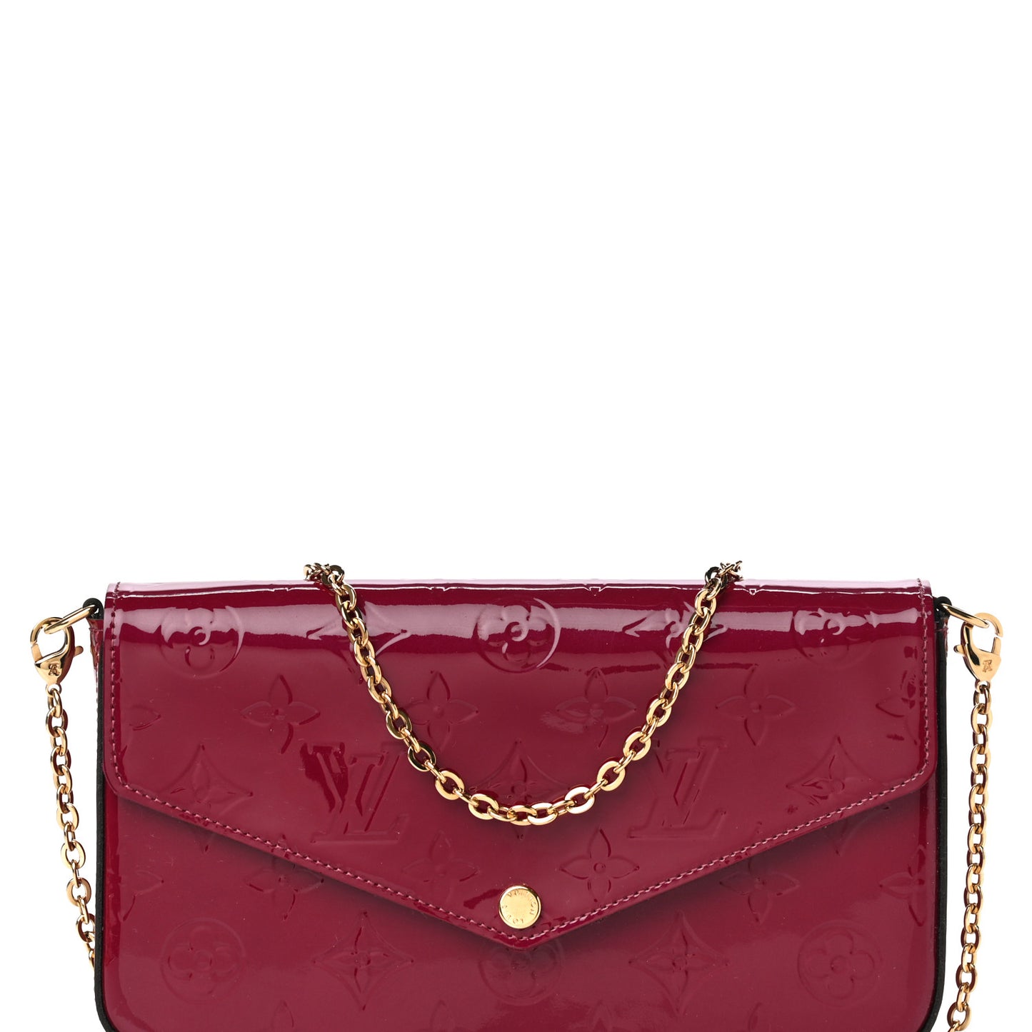 Vernis Felicie Chain Wallet Magenta