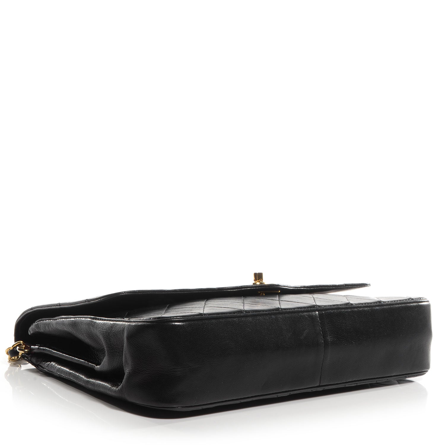 Chanel Lambskin Quilted Medium Single Flap Black 4 of 7