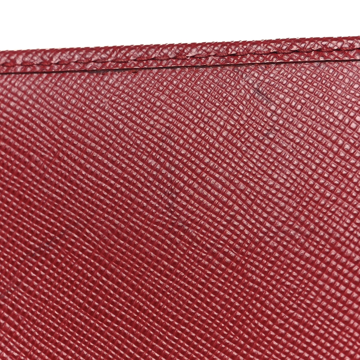 Saffiano Metal Continental Flap Wallet Fuoco