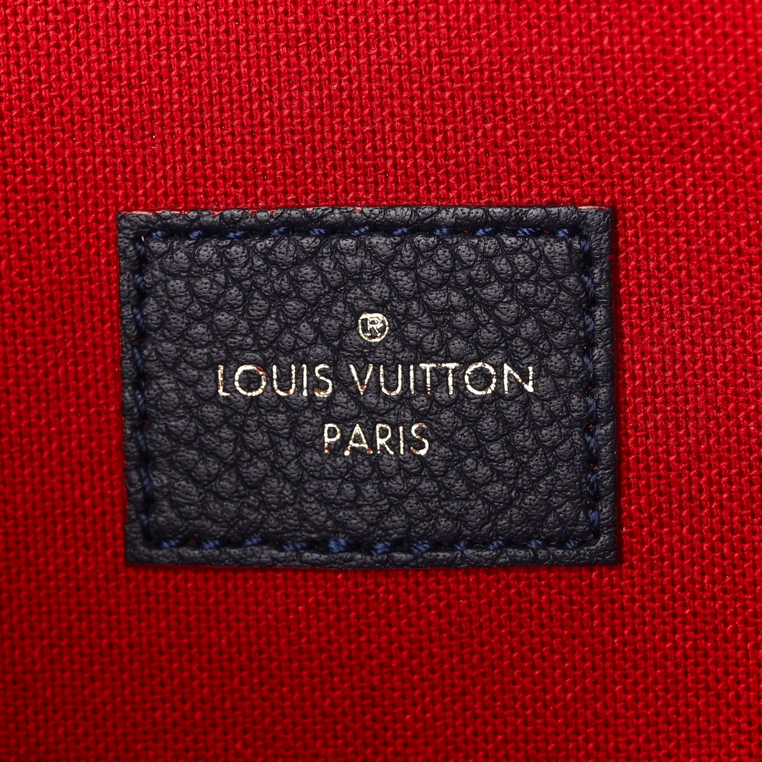 Louis Vuitton Empreinte Pochette Felicie Chain Wallet Marine Rouge 7 of 16