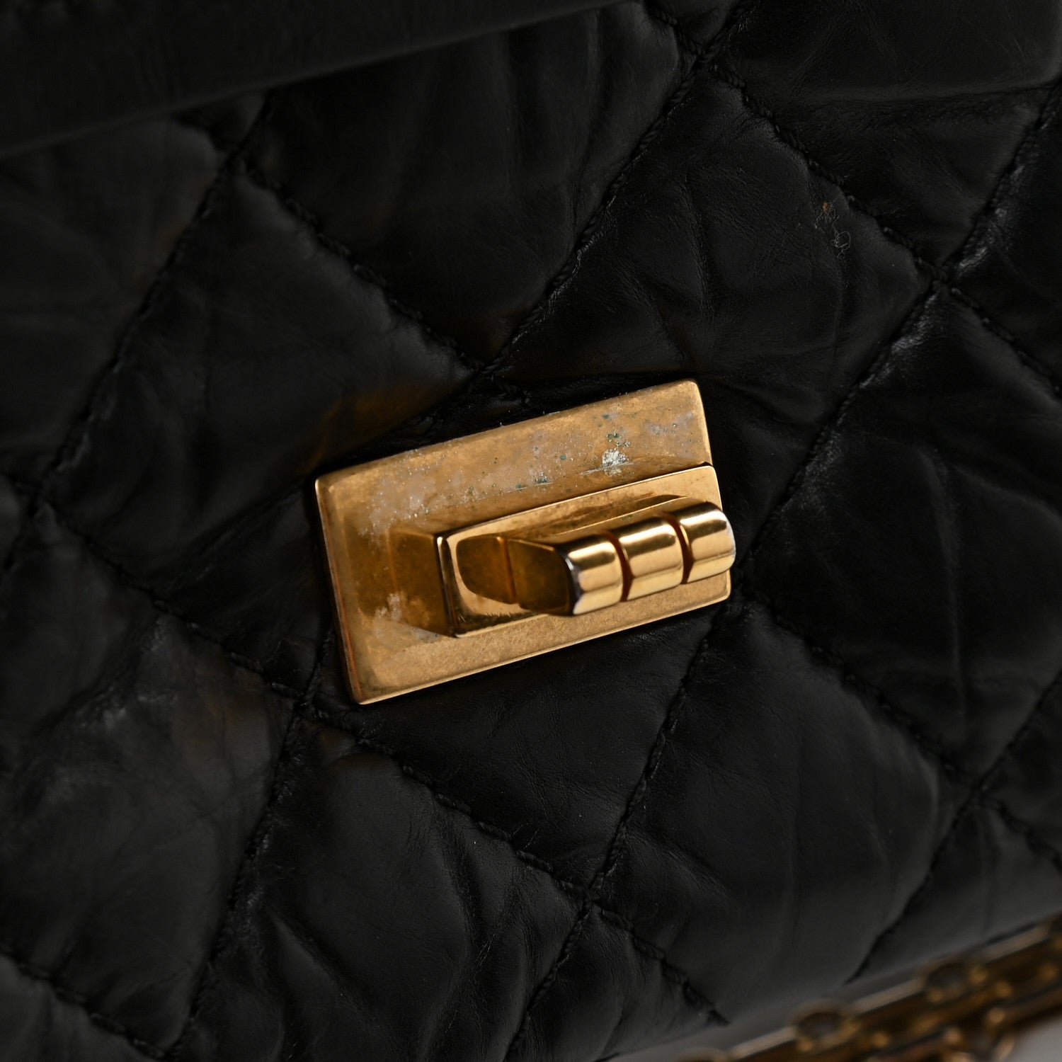 Chanel Aged Calfskin Quilted 2.55 Reissue 226 Flap Black 9 of 10