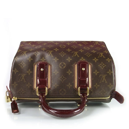 Louis Vuitton Monogram Mirage Speedy 30 Bordeaux 4 of 12